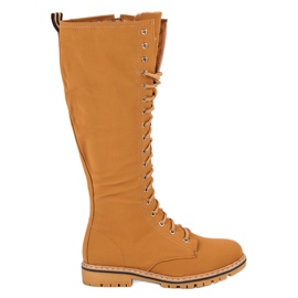 Seastar Botas con cordones de mujer marrón