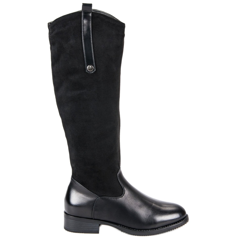 Botas negras clásicas negro