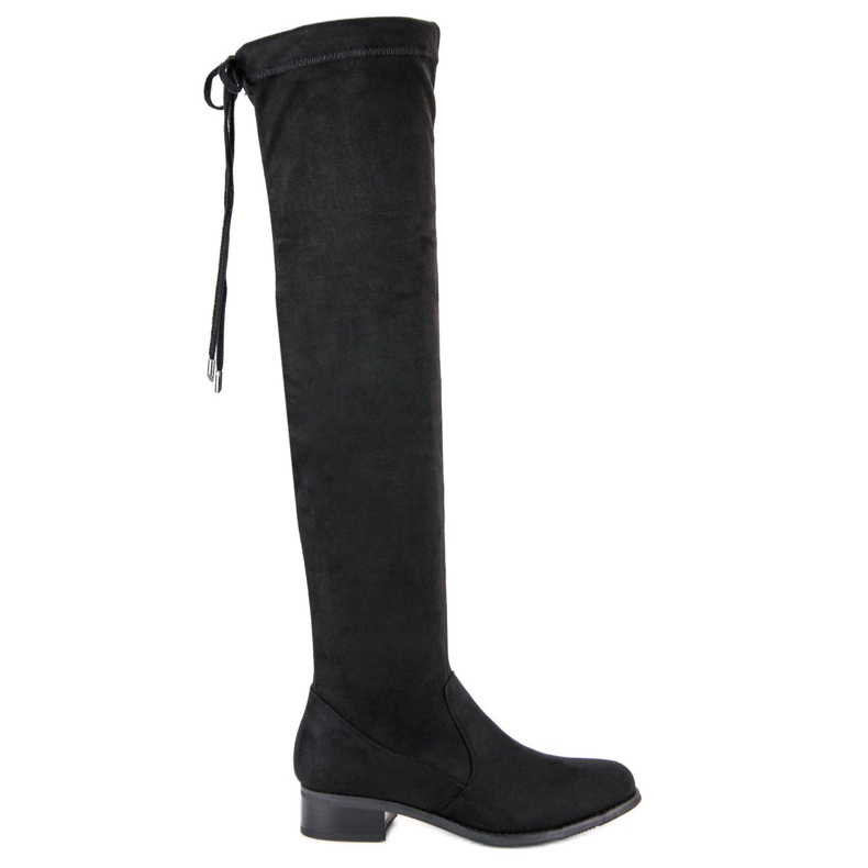 Seastar Botas altas hasta el muslo con estilo negro