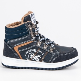 American Club Zapatillas deportivas deportivas con aislamiento americano azul