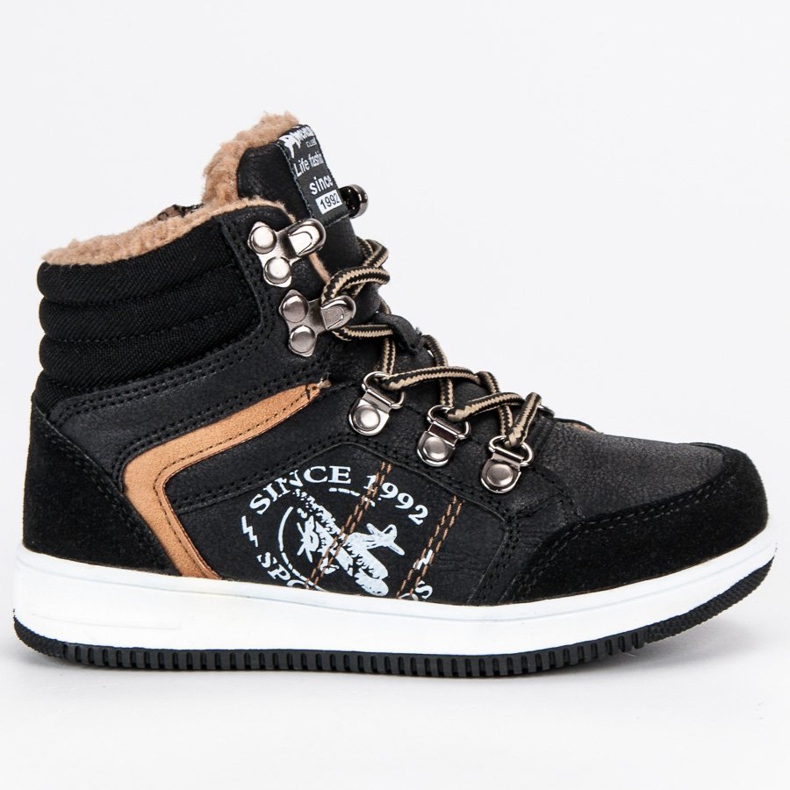 American Club Zapatillas deportivas deportivas con aislamiento americano negro