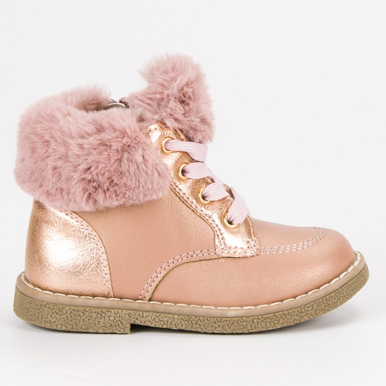 American Club Botines americanos de las niñas rosado