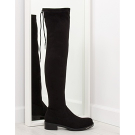 Botas de ante negro NS020P negro