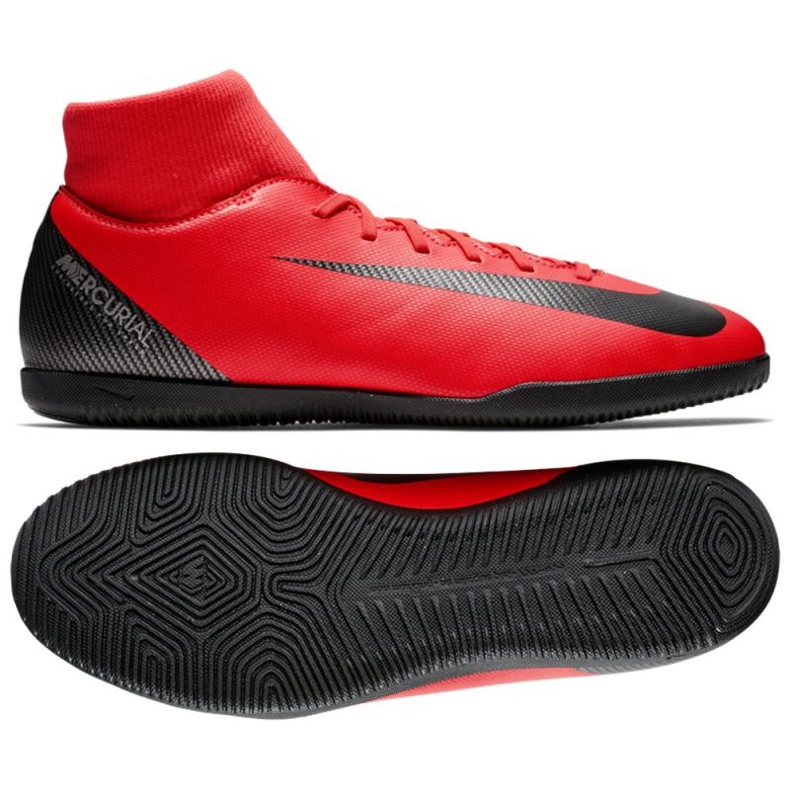 Calzado de interior Nike Mercurial SuperflyX 6 rojo