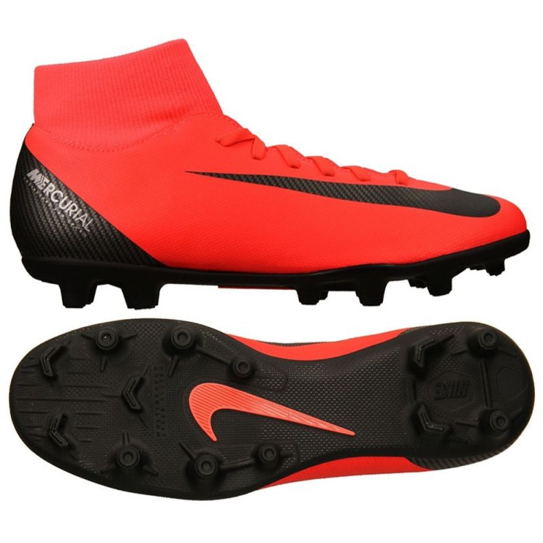 Calzado de fútbol Nike Mercurial Superfly 6 rojo Calzado de fútbol Nike Mercurial Superfly 6 rojo