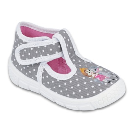 Zapatos befado para niños miel pu 531P006 blanco gris