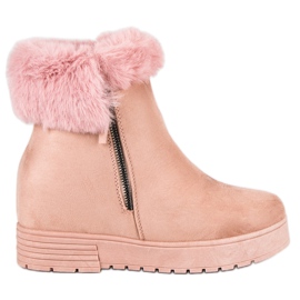 Lucky Shoes Botines rosas rosado