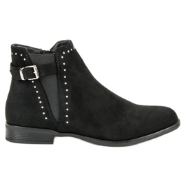 Super Me Botas bajas de otoño negro