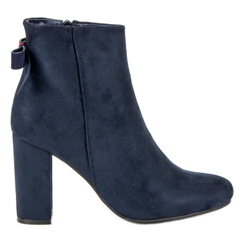 Ideal Shoes Botas azul marino con estilo