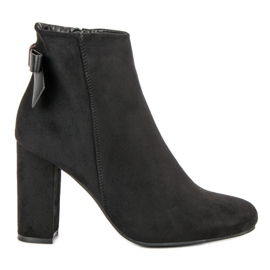 Ideal Shoes Botas negras con estilo negro
