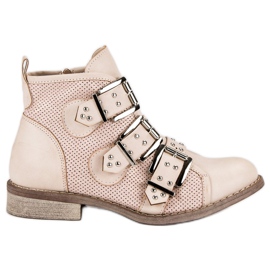 Sweet Shoes Botas rosa claro negro