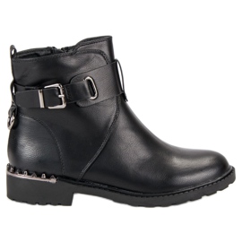 Groto Gogo Botas de trabajo cómodas negro