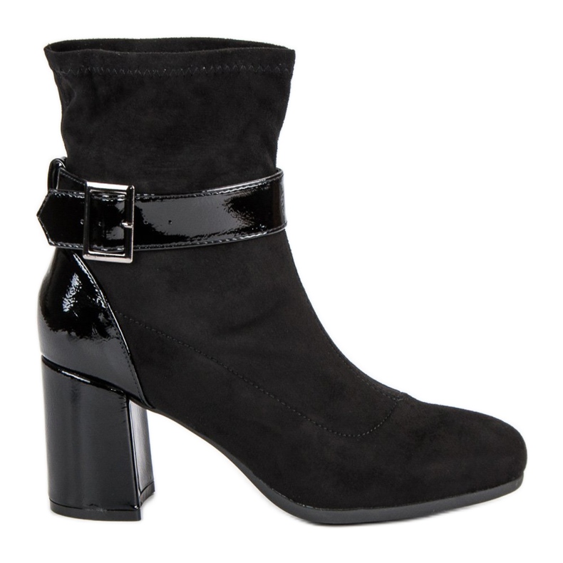 Kylie Botas elegantes de tacón alto negro