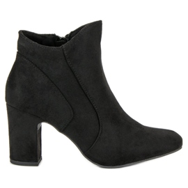 Kylie Botas de gamuza elegantes negro