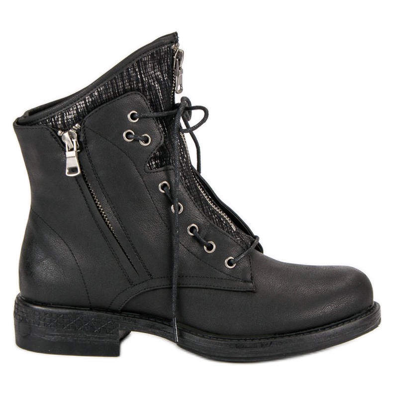 Bestelle Botas de rock workery negro Bestelle Botas de rock workery negro