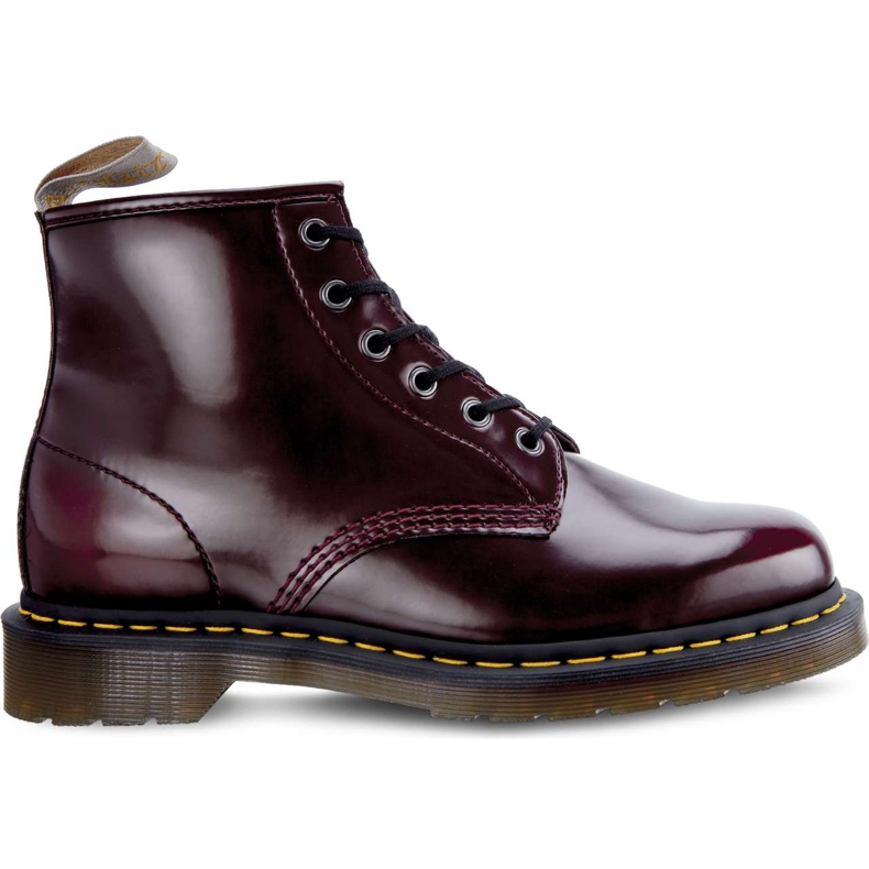 Dr. Martens Vegan 101 Cherry Red Cambridge Brush multicolor rojo