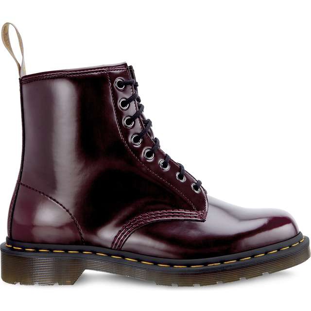 Dr. Martens Vegan 1460 Cherry Red Cambridge Brush rojo