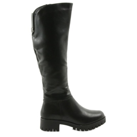 M.Daszyński Botas con fondo grueso Daszyński MR1813 negro M.Daszyński Botas con fondo grueso Daszyński MR1813 negro