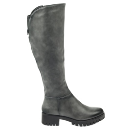 M.Daszyński Botas con fondo grueso Daszyński MR1813 gris