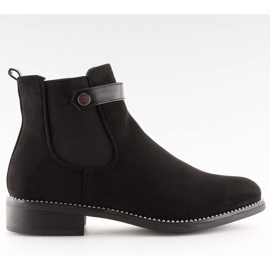 Botines Chelsea negros para mujer C-7203 Black