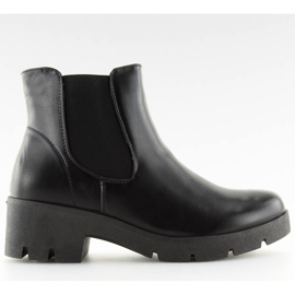 Botas de mujer zapatos Jodhpur negro 9996-3 negro