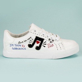Zapatillas blancas con estilo blanco