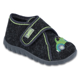 Calzado infantil befado 455P119 negro gris verde