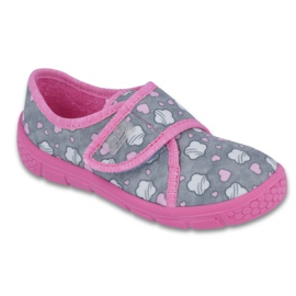 Calzado infantil befado 557X041 gris rosa