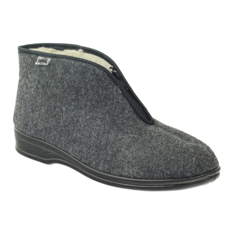 Zapatos zapatillas de abrigo hombre befado 100M047 gris