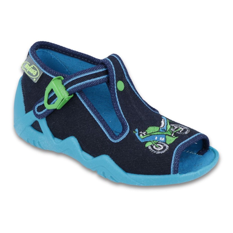 Calzado infantil befado 217P095 verde azul marino