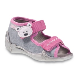 Calzado infantil befado gris 242P073 rosa