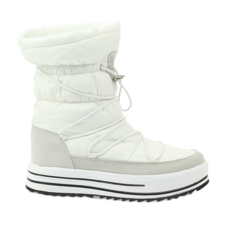 Botas de nieve deportivas con piel DK blanco