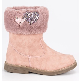 American Club Botas americanas calientes rosa