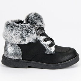 American Club Botines de mujer americano. negro