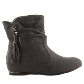 Gris Botas grises Mujer VQ-362 Gris