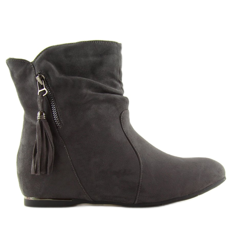 Gris Botas grises Mujer VQ-362 Gris