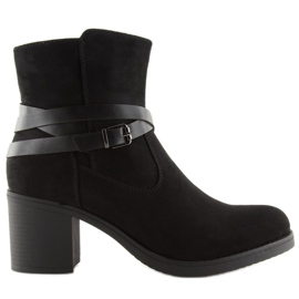 Negro 1138 Tacones negros