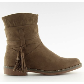 Zapatos marrones de mujer 4169 color caqui marrón