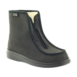 Calzado sanitario befado, pantuflas calentitas Dr.Orto 996M008 gris