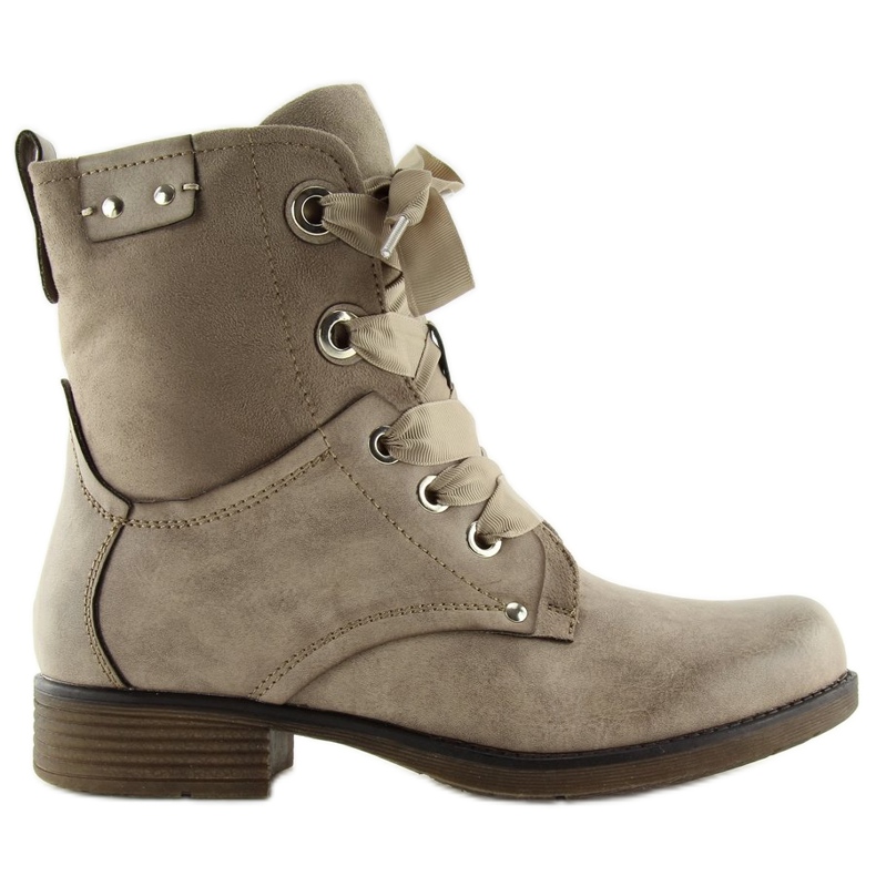 Botas workery beige 17103-13 Caqui