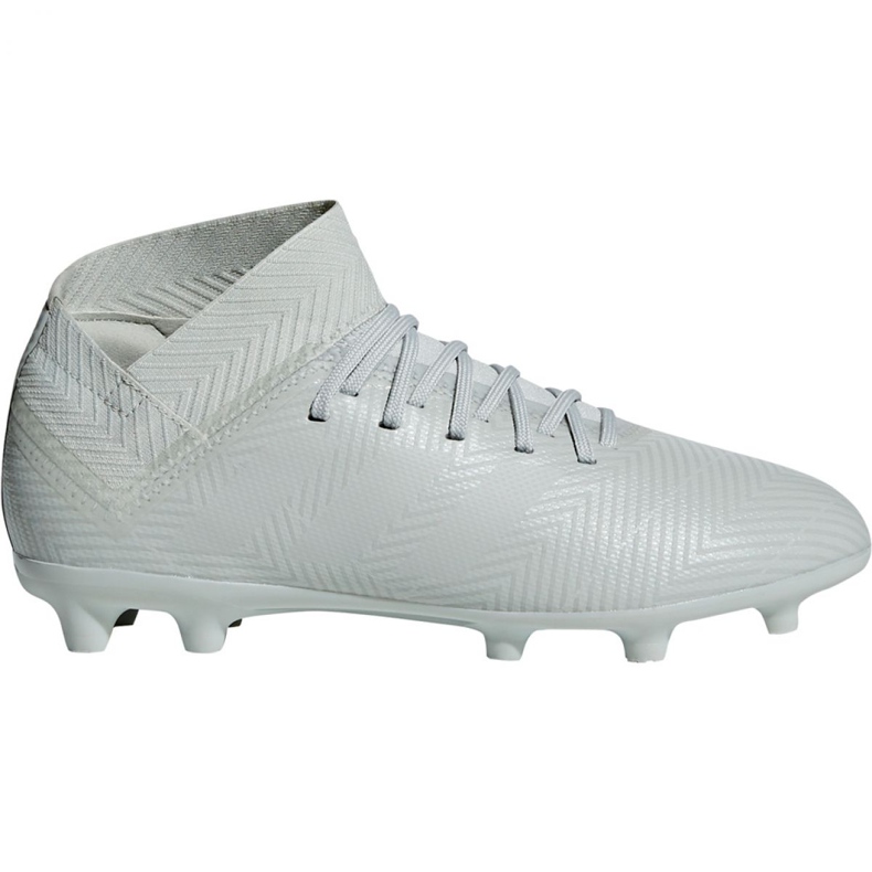 Las botas de fútbol adidas Nemeziz 18.3 Fg Jr DB2353 blanco blanco