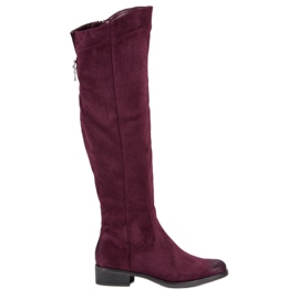 Botas VINCEZA granate rojo Botas VINCEZA granate rojo