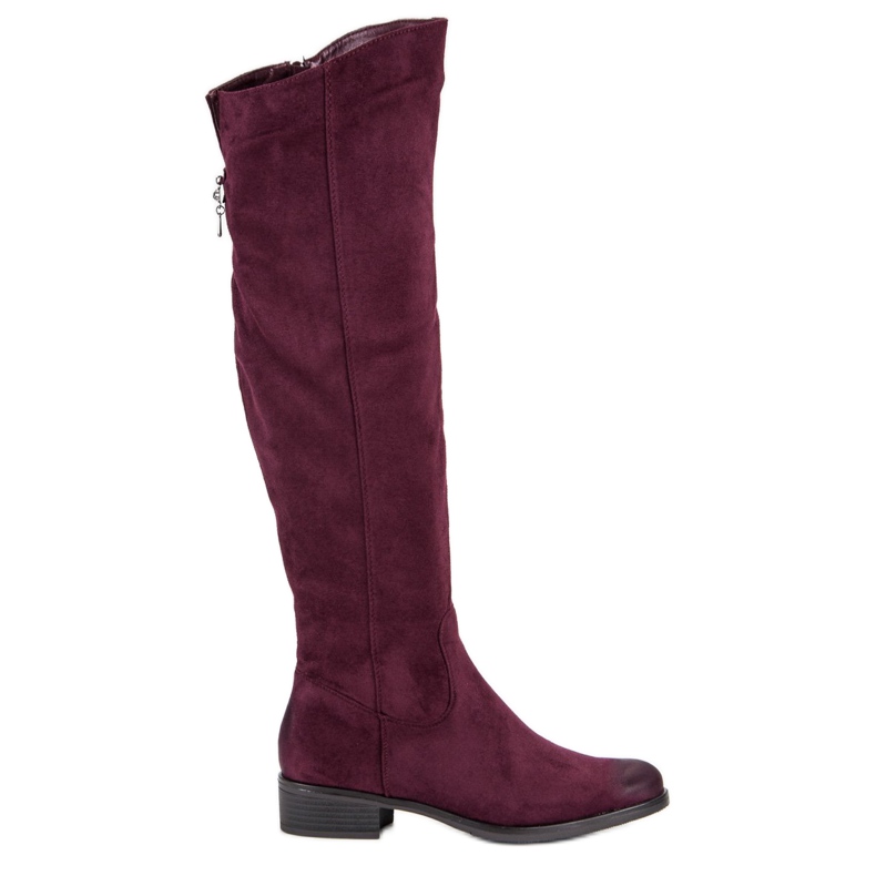 Botas VINCEZA granate rojo