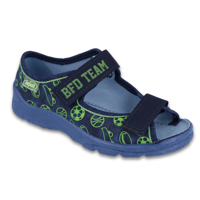 Calzado infantil befado 969Y124 verde azul marino
