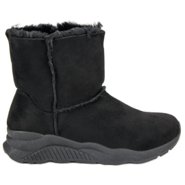Botas de nieve negras negro