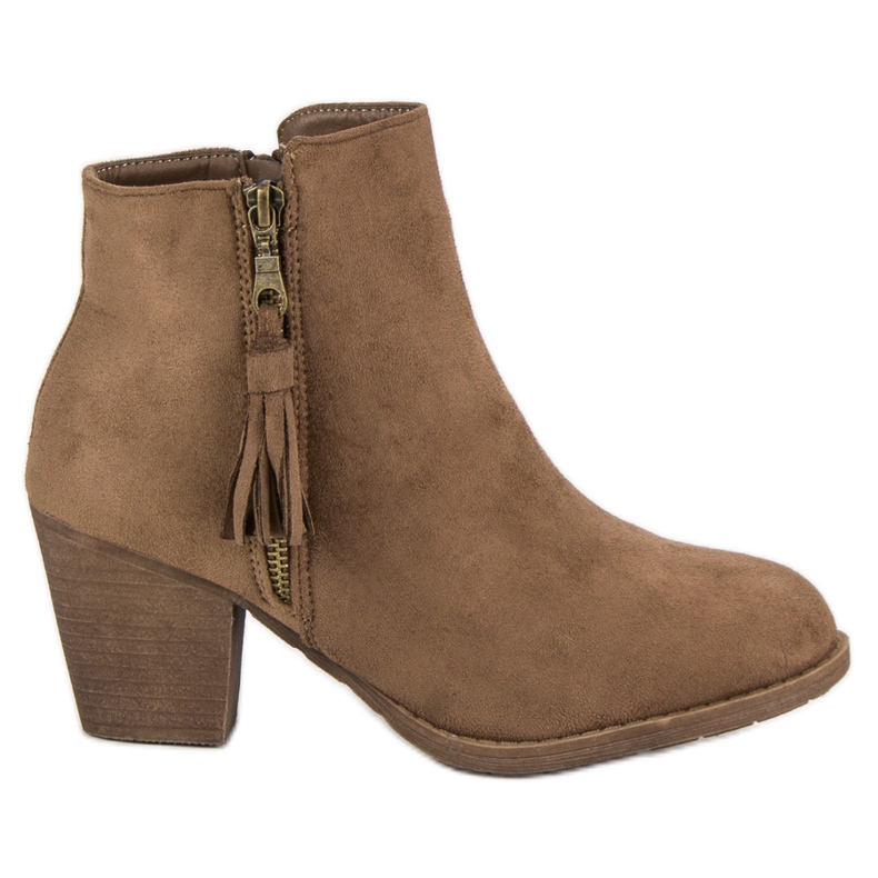 Botas de ante marrón