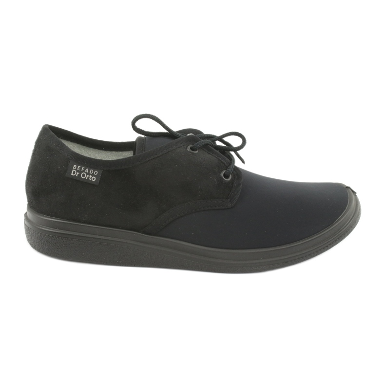 Zapatos de mujer befado pu 990D001 negro azul marino