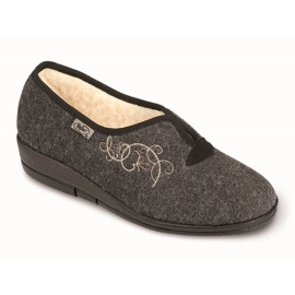 Zapatos aislados para mujeres de Befado 940D357 Gray gris Zapatos aislados para mujeres de Befado 940D357 Gray gris