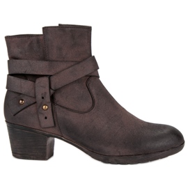 Botas de Tacón Alto marrón