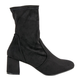 Kylie Botines de ante sin cordones negro